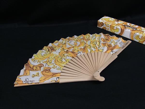 楽天市場】セリーヌ 扇子 マカダム うちわ アイボリー系 白