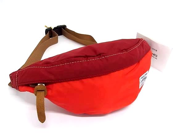 初期sacai×porter ウエストバッグ オレンジ 初期sacai×porter ウエスト