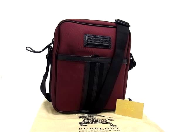 BURBERRY バーバリー ホースフェリー カメラ マイクロ ショルダーバッグ 8022339 コーティングキャンバス レザー  ブラック ホワイト シルバー金具 クロスボディ ポシェット ロゴ 【本物保証】 BURBERRY（バーバリー） 並行輸入 ショルダーバッグ ホースフェリー