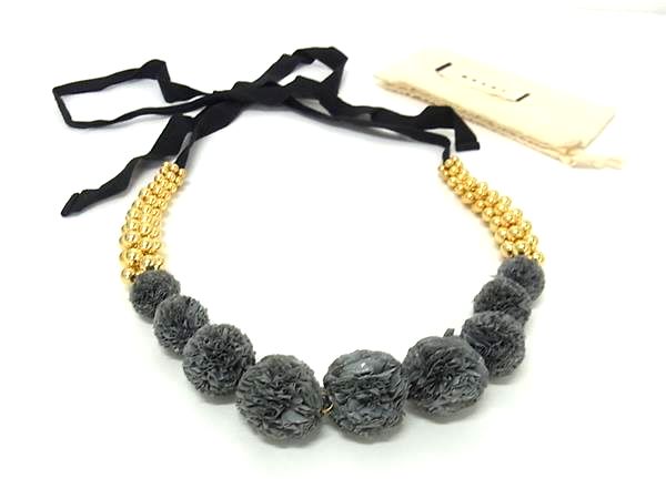 楽天市場】□極美品□ MARNI マルニ キャンバス ロング ネックレス