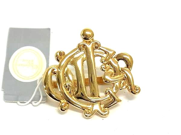 楽天市場】ディオール 王冠 スカーフリング ゴールド Dior ロゴ 指輪