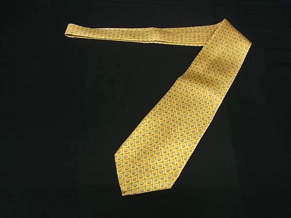 【新品未使用】BVLGARI ネクタイ ゴールド（イエロー）　セブンフォールド 新品未使用】BVLGARI ネクタイ ゴールド（イエロー） セブン