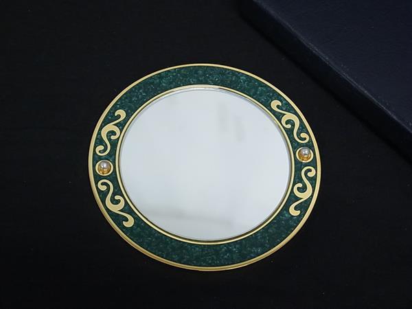 楽天市場】【中古】 ミキモト 手鏡 ミラー コンパクトミラー パール付
