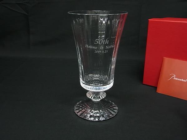■極美品■ Baccarat バカラ ミルニュイ  結晶硝子 ブドウ酒水のみ 速見表御召しもの 食器 せつ然たる BR1407