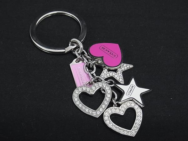 楽天市場】COACH コーチ シグネチャー ハートモチーフ キーホルダー