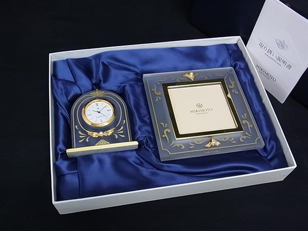 楽天市場】MIKIMOTO ミキモト/写真立テ 時計セット/雑貨インテリア/SA