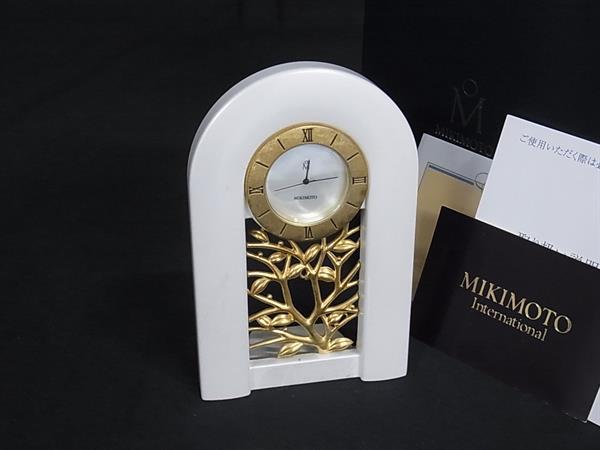 楽天市場】MIKIMOTO ミキモト アーチ型 置き時計 クロック 1Pパール