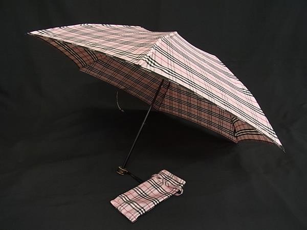 楽天市場】バーバリー BURBERRY 折り畳み傘 ノバチェック ブラウン系