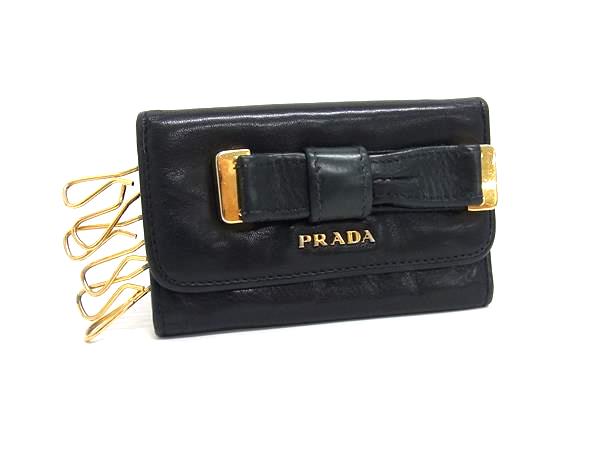 楽天市場】プラダ PRADA キーケース 4連 レディース サフィアーノ