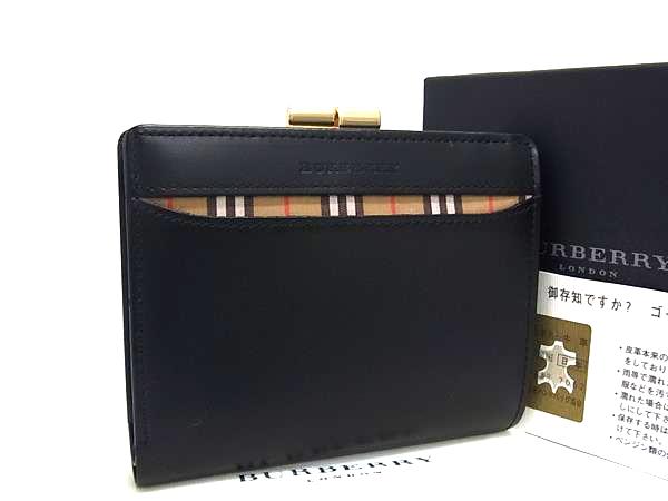 楽天市場】□新品□未使用□ BURBERRY バーバリー ノバチェック レザー