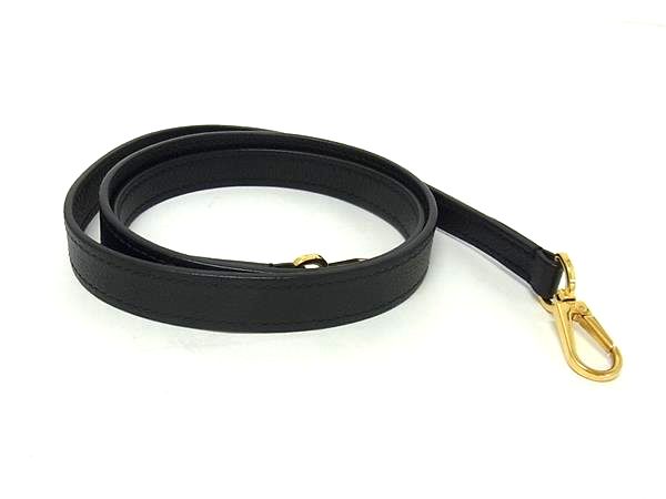 ■新品同様■ LOUIS VUITTON ルイヴィトン バッグ用 ショルダーストラップ ショルダーベルト 斜め掛け 肩掛け ブラック系 FN7699