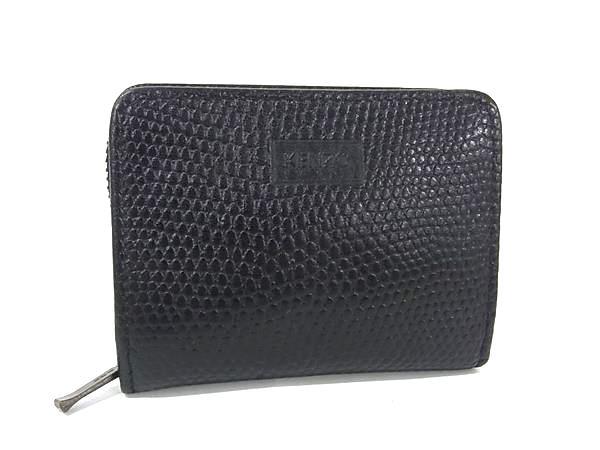 楽天市場】KENZO ケンゾー Leather Logo Long Zip Wallet レザー ロゴ