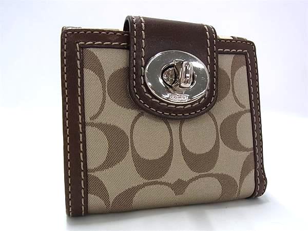 楽天市場】美品 コーチ COACH 財布 Wホック 二つ折り財布 40091