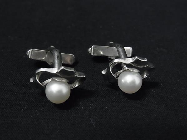 楽天市場】ミキモト パール 真珠 カフス K18イエローゴールド メンズ