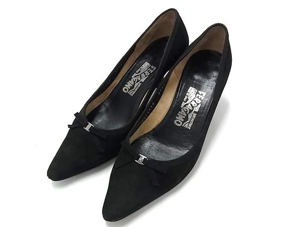 パンプス 黒 フェラガモ ferragamo ヴァラリボン スエード FERRAGAMO/フェラガモ_Women通販 | ヴァラ 【送料無料】 | 三越伊勢丹