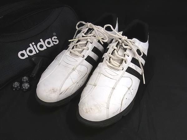 楽天市場】アディダス ゴルフシューズ 白×グレー パワーバンド ボア