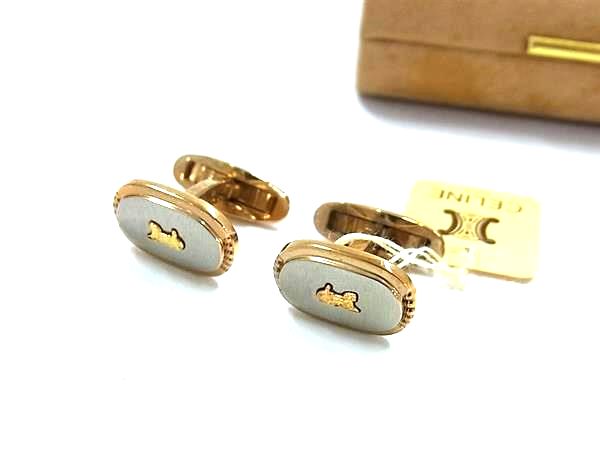 楽天市場】「中古」CELINE セリーヌ カフス カフスボタン カフリンクス