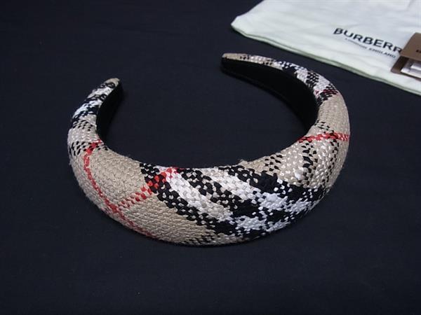楽天市場】BURBERRY バーバリー カチューシャ LTHR DEBOSS HEADBAND