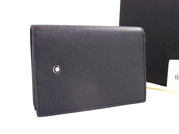 □新品□未使用□ MONT BLANC モンブラン レザー カードケース カード