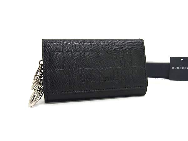 楽天市場】バーバリー 4連キーケース 5504 ダークグリーン レザー 中古