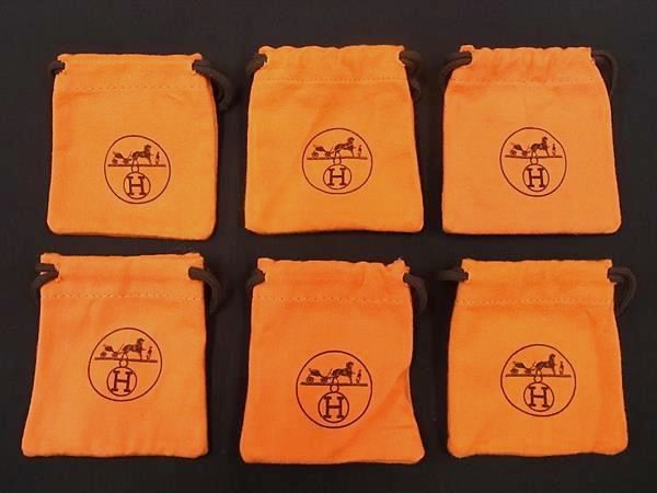 楽天市場】エルメス HERMES 保存袋 巾着 ショッパー コットン オレンジ