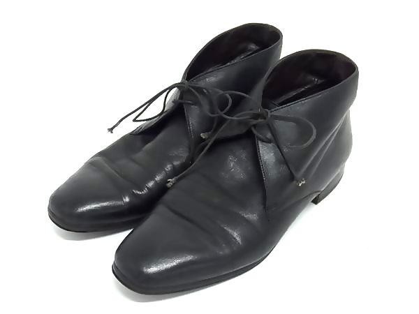 楽天市場】プラダ ブーツ リナイロン トライアングルロゴ ブラック