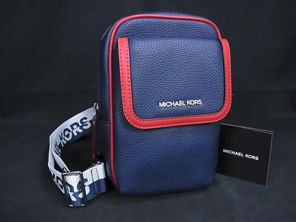 ■新品■未当て嵌める■ MICHAEL KORS マイケル教科課程 37R5LCOY1U COOPER なめし革 差し交わす上半身 上半身御徒面子 メンズ 米国海軍系 BP6392