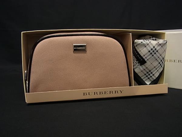 楽天市場】未使用品 バーバリー BURBERRY ポーチ ハンカチ セット