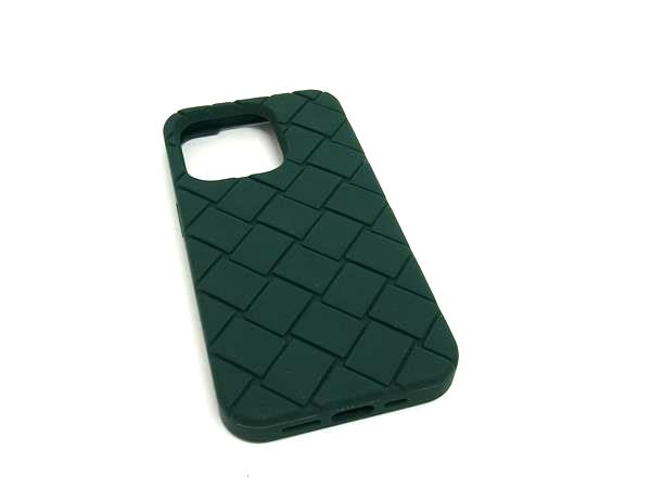 ■美品■ BOTTEGA VENETA ボッテガヴェネタ イントレチャート ラバー iPhone 14Pro 対応 スマホケース グリーン系 FV4332｜pleasure-Store　店