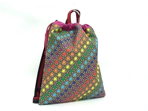 楽天市場】グッチ ナップサック GGスプリーム タイガー レザー