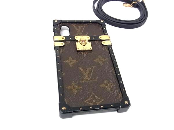 LOUIS VUITTON ルイヴィトン M62618 モノグラム アイトランク iPhone X/XS 相応う アイフォンケース スマホケース 赤銅色系 BS5745