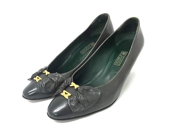 楽天市場】グッチ GUCCI パンプス 靴 シューズ レザー ゴールド GG