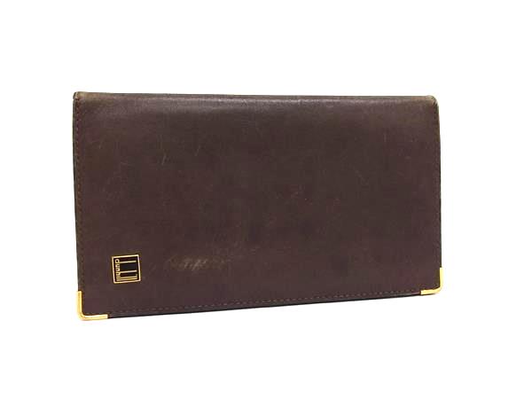 楽天市場】dunhill ダンヒル コンフィデンシャル レザー 二つ折り 長