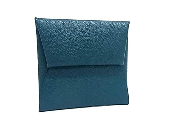 ■新品■未当て嵌める■ HERMES エルメス バスティア シェーブル しろがね色金具 コインケース 鋳貨金入れ D目じるし 2019年 緑であること系 FW4870