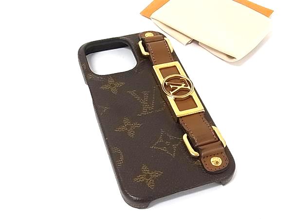 LOUIS VUITTON ルイヴィトン M81214 モノグラム バンパー ドーフィーヌ iPhone13Pro アイフォン スマホケース ブラウン系 HC0581｜pleasure-Store　店 7,861円