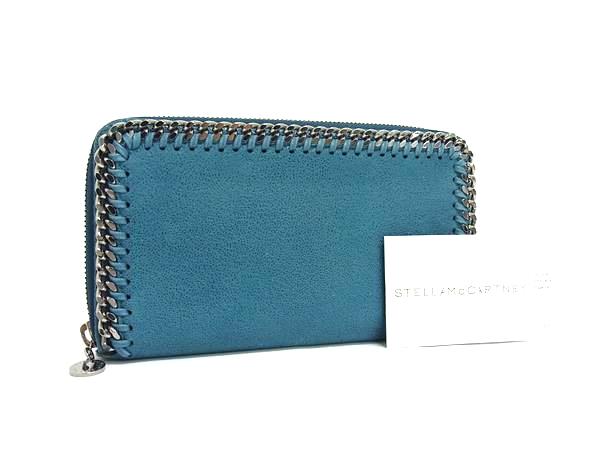 ■新品同様■ STELLA McCARTNEY ステラ マッカートニー ファラベラ エコレザー ラウンドファスナー 長財布 ウォレット FQ3504