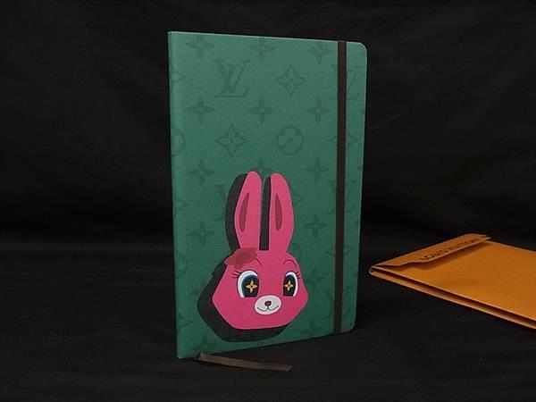 ■新品■未当て嵌める■ LOUIS VUITTON ルイヴィトン GI1121 ノートパソMM ジェーン PVC おぼえ書き帳 万覚え帳 文房具 緑であること系 FZ2946