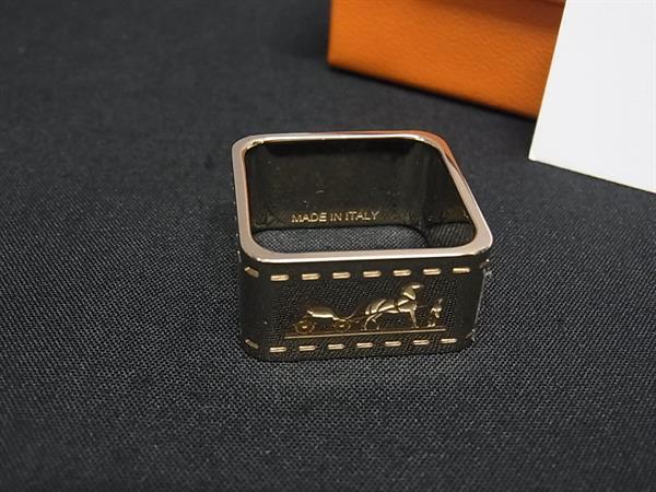 ■新品■未当て嵌める■ HERMES エルメス ボルデュック えり巻き輪っか えり巻き留め 佩び物 レディース メンズ ゴールド系 BU0325
