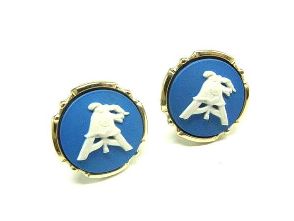 楽天市場】ウェッジウッド WEDGWOOD ジャスパー カフス ボタン 船