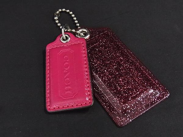 楽天市場】コーチ エッセンシャル ティー ローズ バッグ チャーム