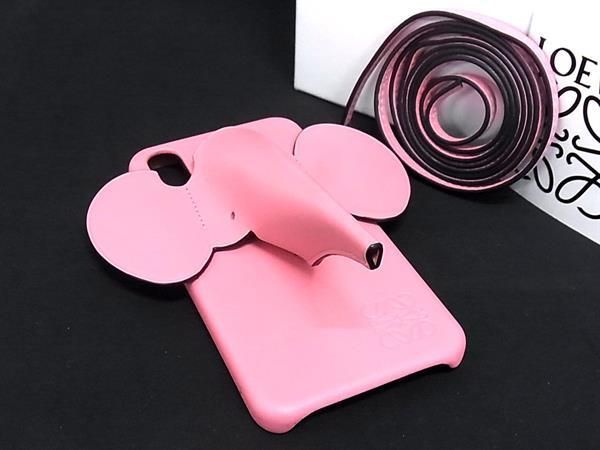 楽天市場】□新品同様□ LOEWE ロエベ アナグラム レザー エレファント