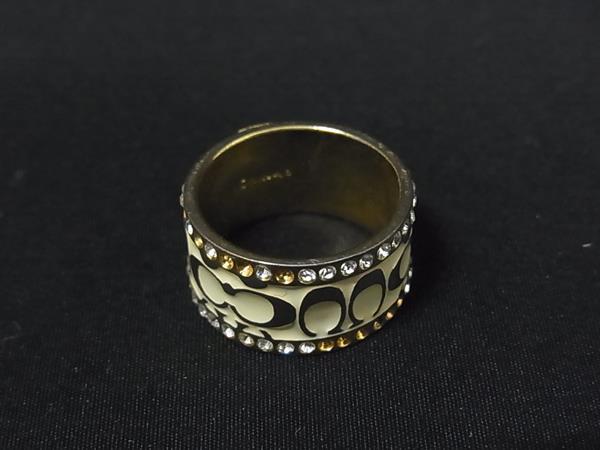 楽天市場】コーチ リング 指輪 COACH パヴェ ハート 3連 10号 12号 14