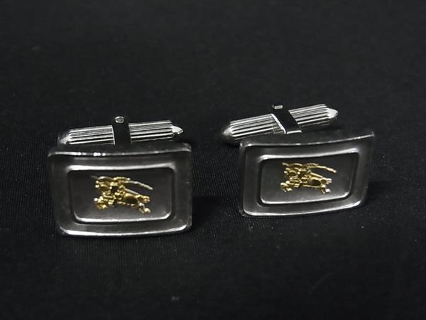 楽天市場】バーバリー カフスボタン BURBERRY カフリンク メンズ METAL