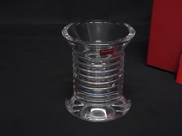 ■新品負けず劣らず■ Baccarat バカラ ラランド 水晶硝子 花立て オブジェ 室内装飾 飾りつけ せつ然たる BR1431