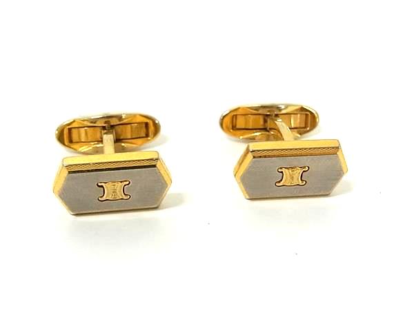 楽天市場】セリーヌCELINE カフス カフリンクス カフスボタン メンズ