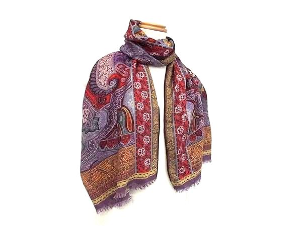 楽天市場】□新品□未使用□ ETRO エトロ シルク100% ペイズリー柄
