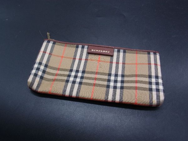 楽天市場】□新品同様□ BURBERRY バーバリー ノバチェック キャンバス