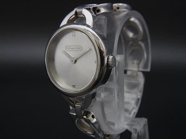 コーチ COACH W514 クォーツ 時計 腕時計 レディース 送料無料 【中古】 COACH - コーチ COACH W514 クォーツ 時計 腕時計 レディース 送料無料