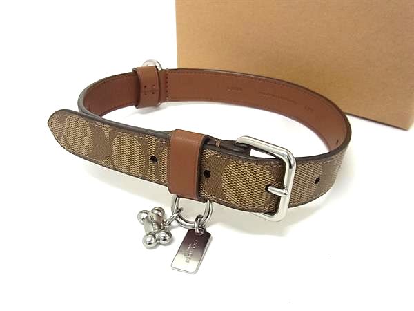 楽天市場】コーチ COACH 犬 首輪 レザー シグネチャー ラージ 大型犬