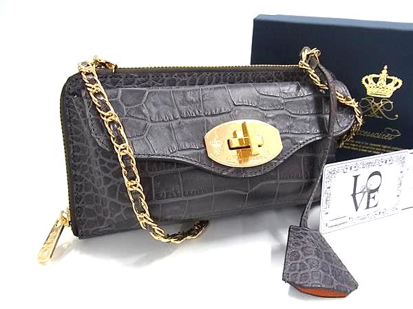 楽天市場】ADMJ パイソン スワロフスキー ウォレットバッグ(ad120